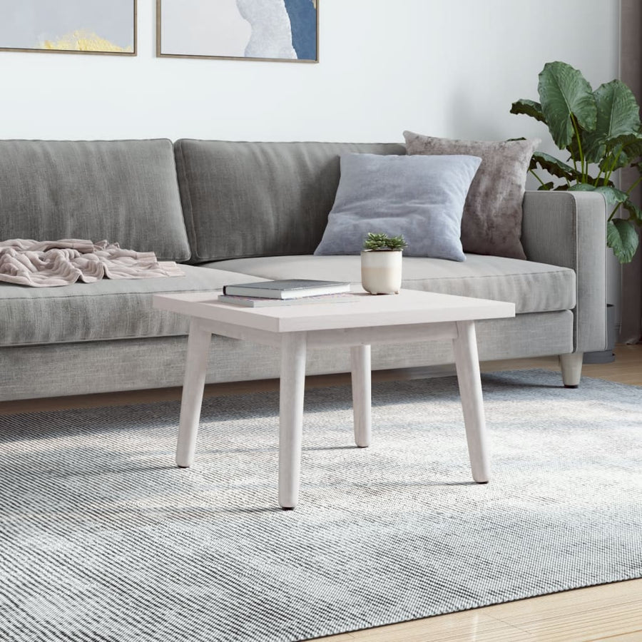 Tafelblad Vierkant 40X40X2,5 Cm Massief Grenenhout Wit