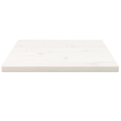 Tafelblad Vierkant 40X40X2,5 Cm Massief Grenenhout Wit