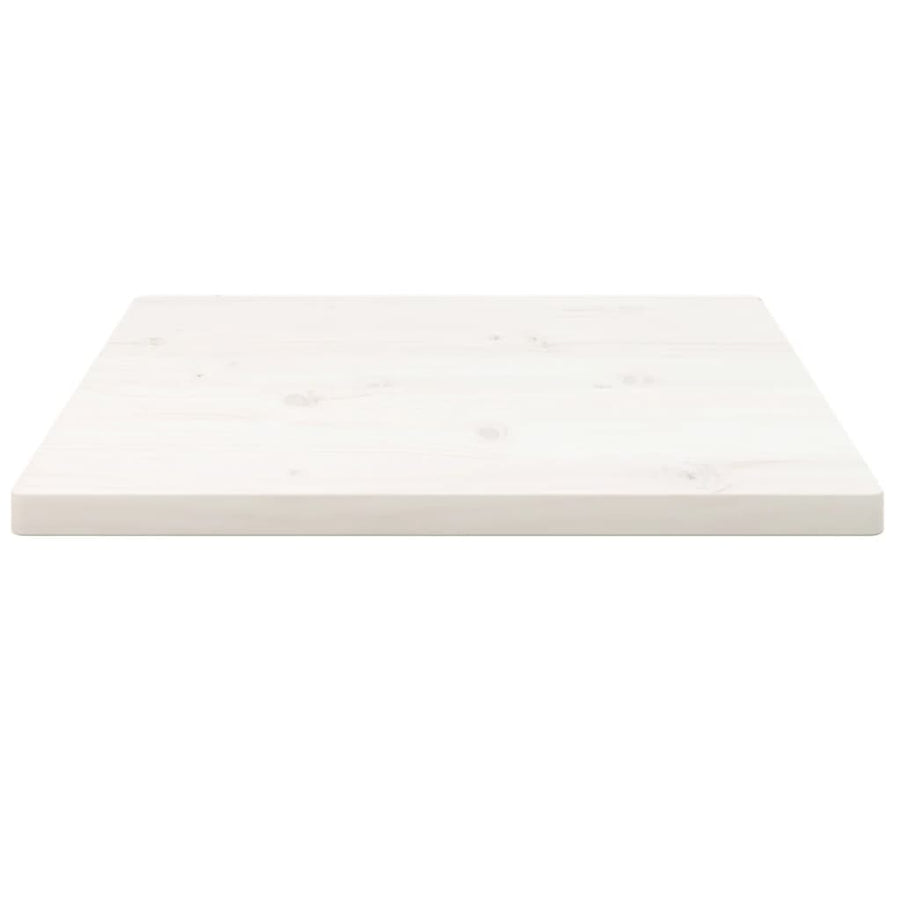 Tafelblad Vierkant 40X40X2,5 Cm Massief Grenenhout Wit