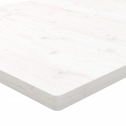 Tafelblad Vierkant 50X50X2,5 Cm Massief Grenenhout Wit