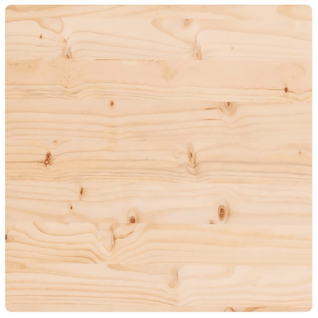 Tafelblad Vierkant 60X60X2,5 Cm Massief Grenenhout