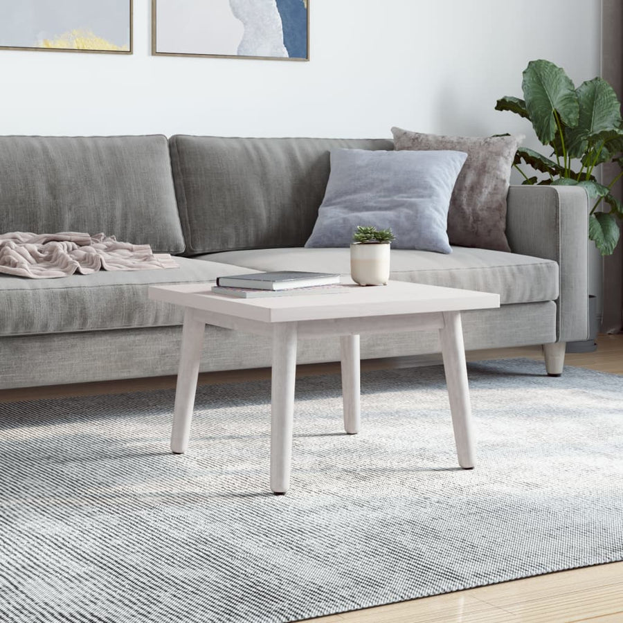 Tafelblad Vierkant 60X60X2,5 Cm Massief Grenenhout 1 60 x 60 x 2.5 cm Wit