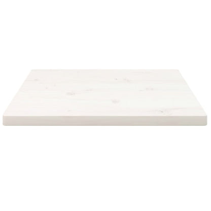Tafelblad Vierkant 60X60X2,5 Cm Massief Grenenhout 1 60 x 60 x 2.5 cm Wit