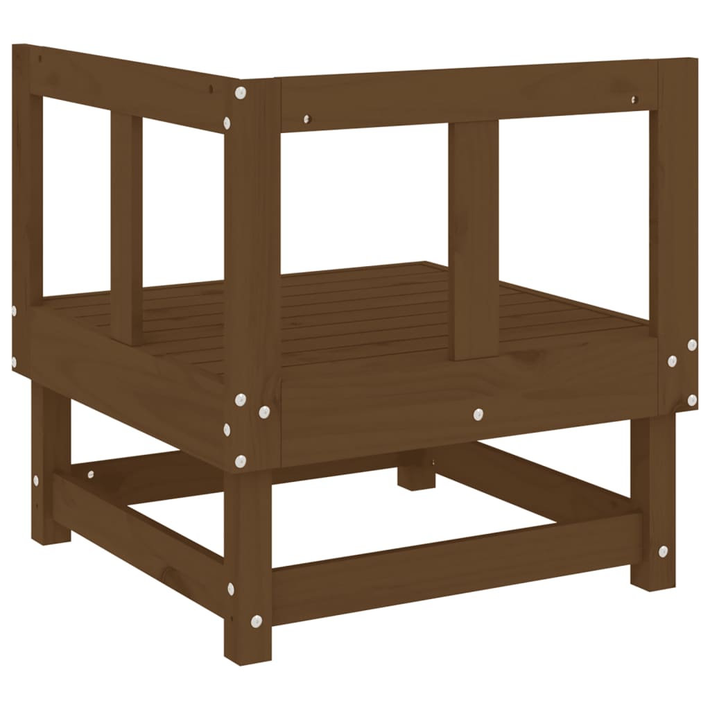 Tuin Massief Grenenhout Honingbruin Honingbruin grenenhout Hoekbank