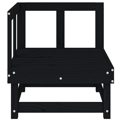 Tuin Massief Grenenhout Zwart Zwart grenenhout Hoekbank