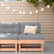 Garden mid-bench solid Douglas fir