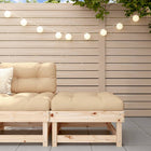 Tuinvoetenbank massief grenenhout 61x60x30 cm