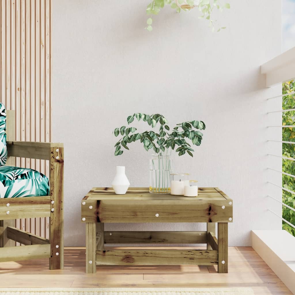 Tuinvoetenbank Geïmpregneerd Grenenhout Naturel geïmpregneerd Voetensteun