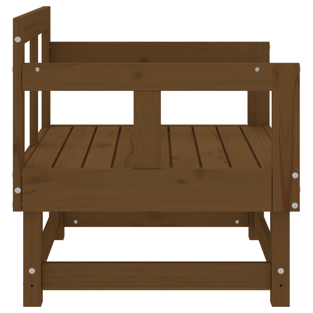 Tuinstoelen 2 St Massief Grenenhout Honingbruin Honingbruin grenenhout Armstoel (2 st)