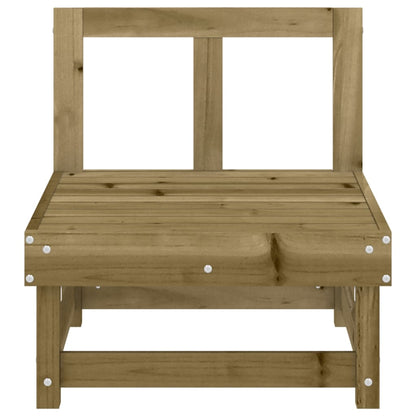 Tuinmiddenbanken 2 St Geïmpregneerd Grenenhout Naturel geïmpregneerd Middenbank (2 st)