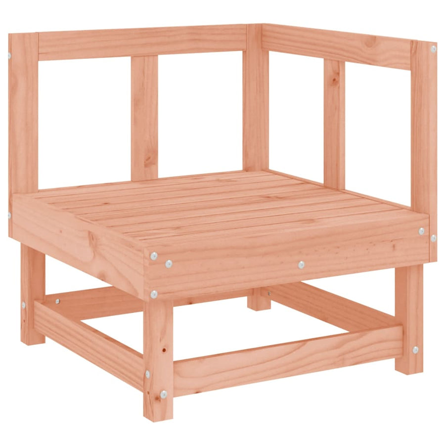 3-Delige Loungeset Massief Douglashout Natuurlijk douglashout 2x corner +middle