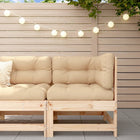 Tuinhoekbank massief grenenhout 62x62x70.5 cm