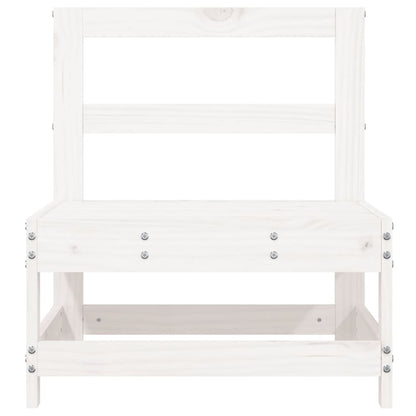 Tuin Massief Grenenhout Wit Wit grenenhout Middenbank