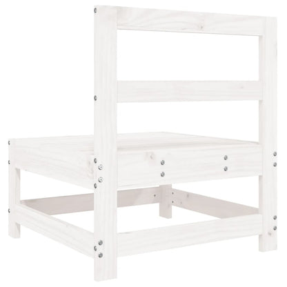 Tuin Massief Grenenhout Wit Wit grenenhout Middenbank