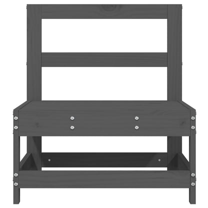 Tuin Massief Grenenhout Grijs Grijs grenenhout Middenbank