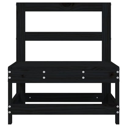 Tuin Massief Grenenhout Zwart Zwart grenenhout Middenbank