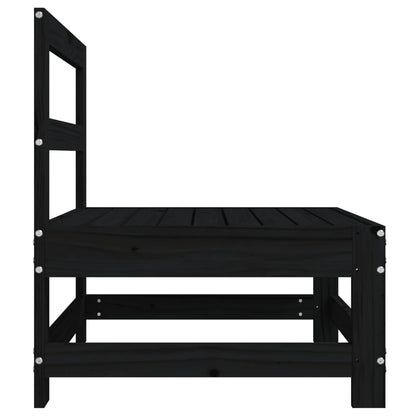 Tuin Massief Grenenhout Zwart Zwart grenenhout Middenbank