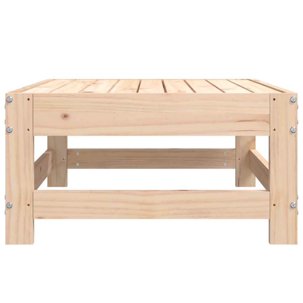 Tuinvoetenbank Massief Grenenhout Natuurlijk grenenhout footstool