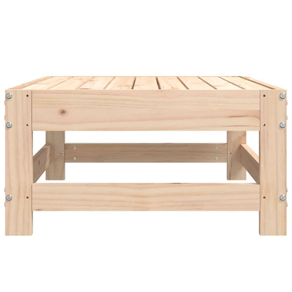Tuinvoetenbank Massief Grenenhout Natuurlijk grenenhout footstool