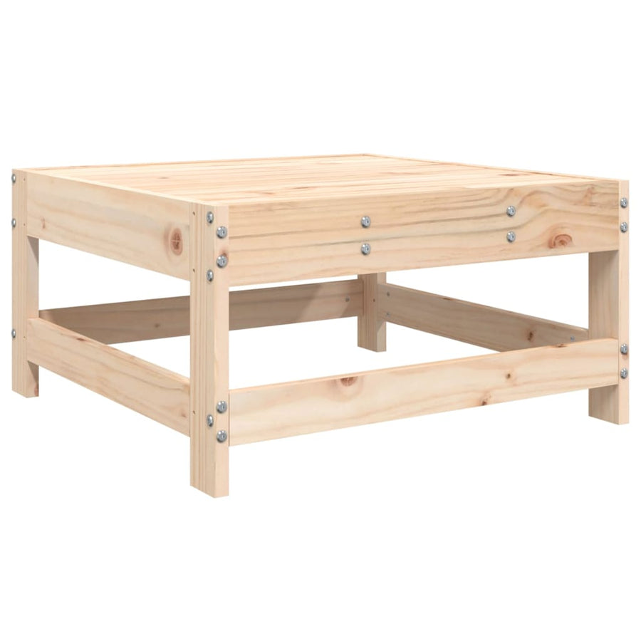 Tuinvoetenbank Massief Grenenhout Natuurlijk grenenhout footstool