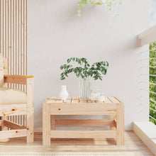 Tuinvoetenbank Massief Grenenhout Natuurlijk grenenhout footstool