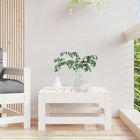 Garden Footstool Solid Pine White
