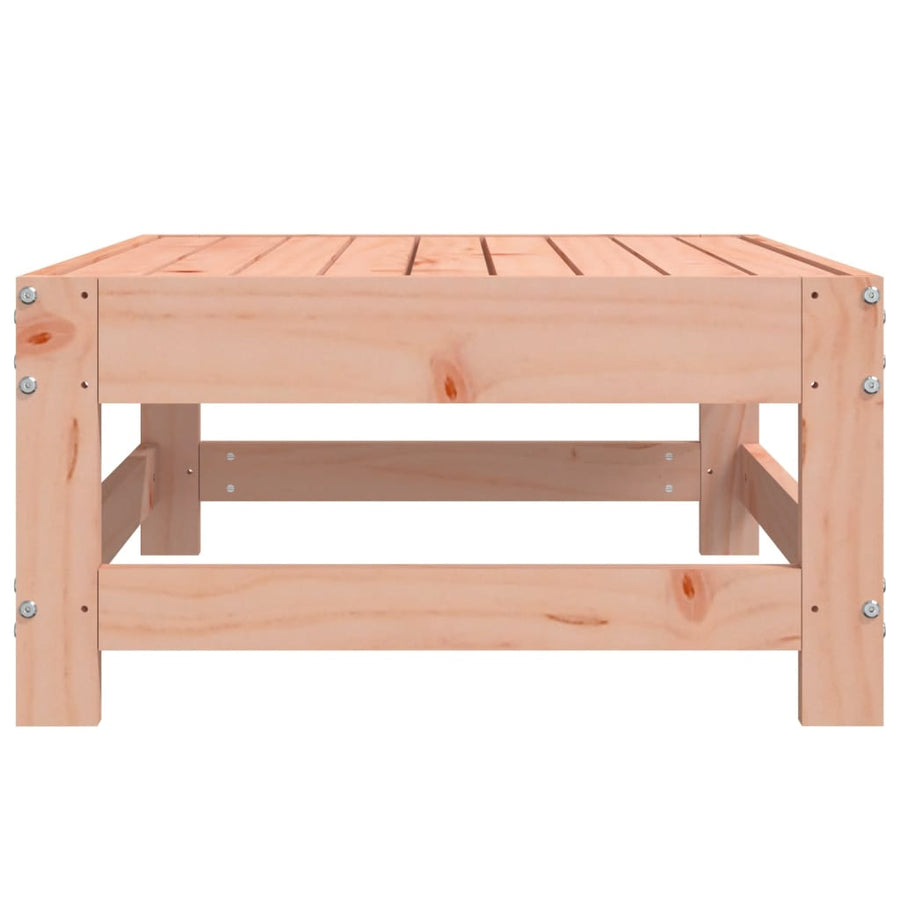Tuinvoetenbank Massief Douglashout Natuurlijk douglashout footstool