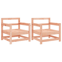 Tuinstoelen 2 St Massief Douglashout Natuurlijk douglashout Fauteuil