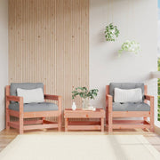Tuinstoelen 2 st massief douglashout 70x62x70.5 cm