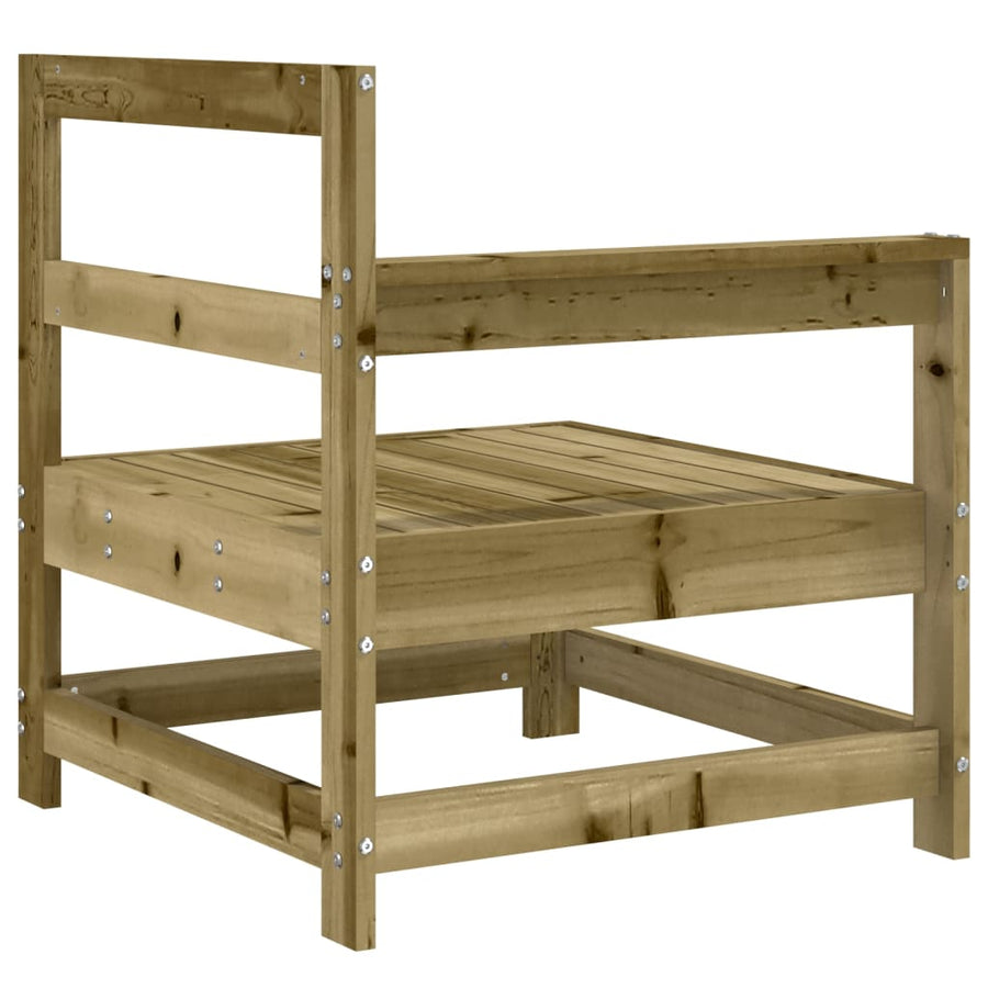 Tuinhoekbanken 2 St Geïmpregneerd Grenenhout Naturel geïmpregneerd Hoekbank (2 st)