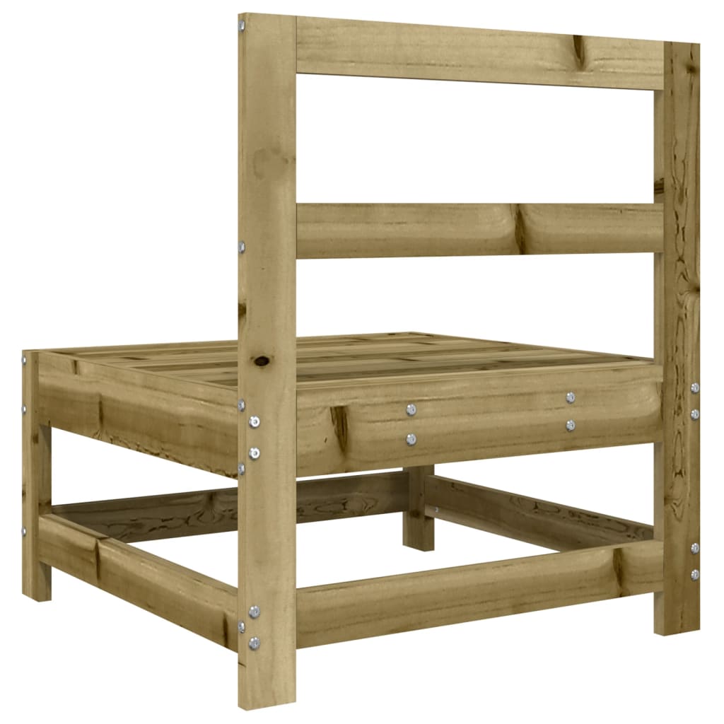 Tuinmiddenbanken 2 St Geïmpregneerd Grenenhout Naturel geïmpregneerd Middenbank (2 st)