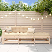 Loungeset 3-delig massief grenenhout