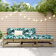 3-piece Lounge Set Impregnated Pine