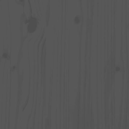 3-Delige Loungeset Massief Grenenhout Grijs Grijs grenenhout 2x hoek + midden