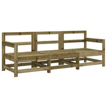 3-Delige Loungeset Geïmpregneerd Grenenhout Naturel geïmpregneerd 2x hoek + midden