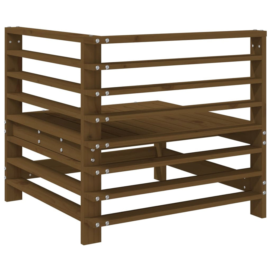 Tuin Massief Grenenhout Honingbruin Honingbruin grenenhout Hoekbank
