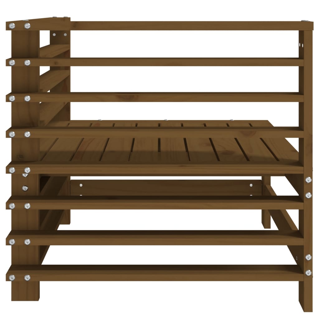 Tuin Massief Grenenhout Honingbruin Honingbruin grenenhout Hoekbank