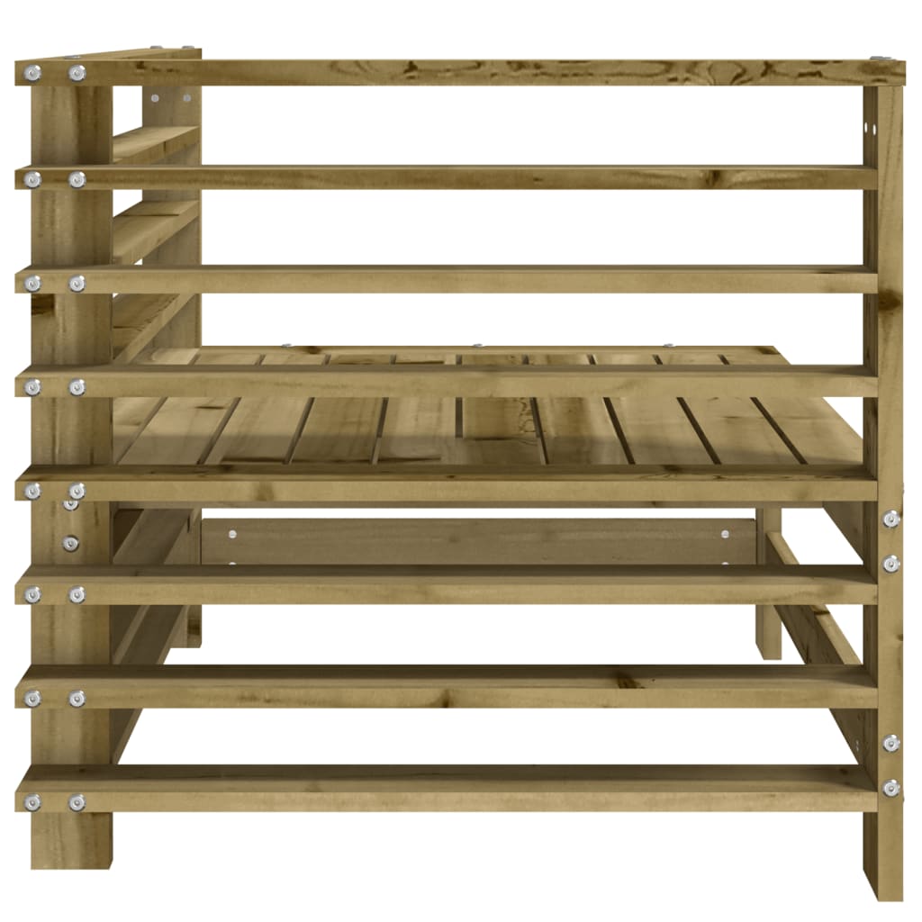 Tuin Geïmpregneerd Grenenhout Naturel geïmpregneerd Hoekbank