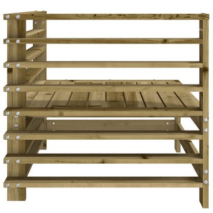 Tuin Geïmpregneerd Grenenhout Naturel geïmpregneerd Hoekbank