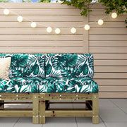 Garden half-bench impregnated pine