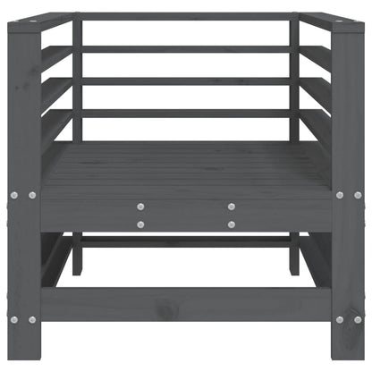 Tuinstoelen 2 St Massief Grenenhout Grijs Grijs grenenhout Armstoel (2 st)