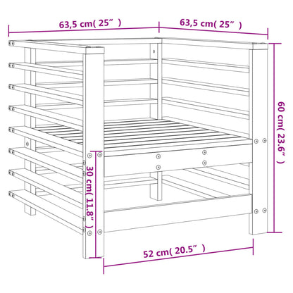 Tuinstoelen 2 St Massief Grenenhout Grijs Grijs grenenhout Armstoel (2 st)