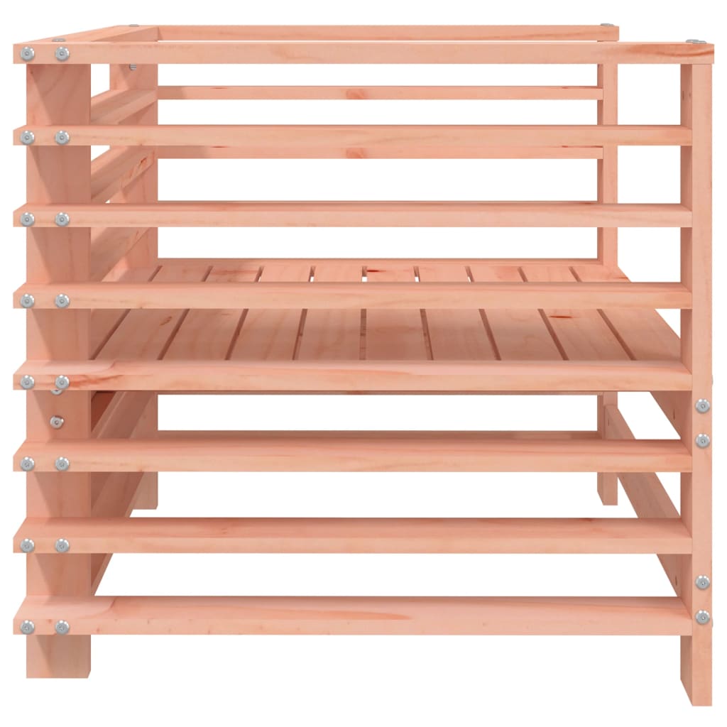 Tuinstoelen 2 St Massief Douglashout Natuurlijk douglashout Armstoel (2 st)
