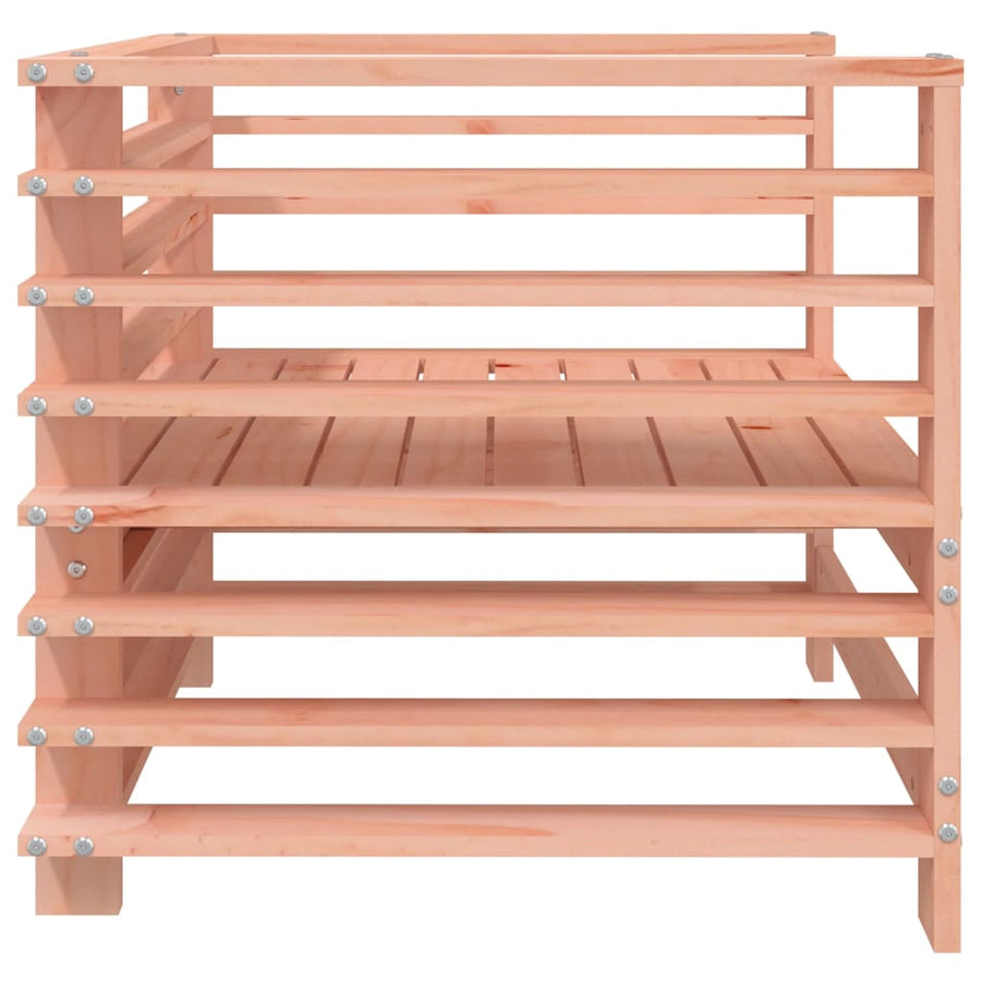 Tuinstoelen 2 St Massief Douglashout Natuurlijk douglashout Armstoel (2 st)