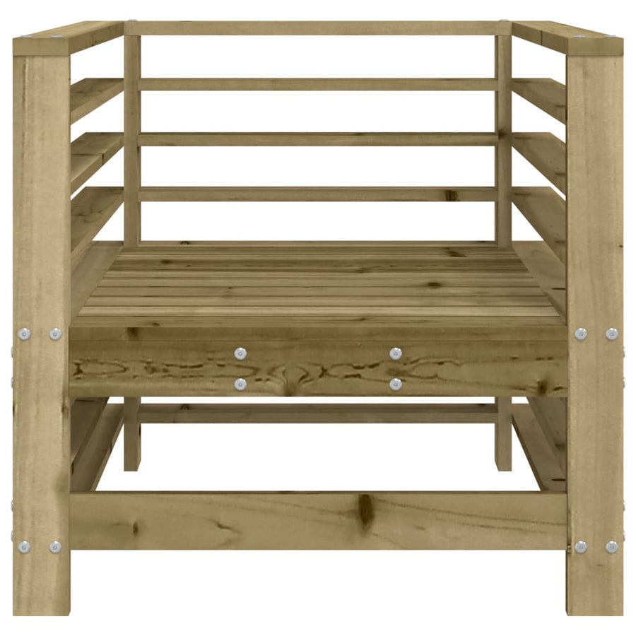 Tuinstoelen 2 St Geïmpregneerd Hout Naturel geïmpregneerd Armstoel (2 st)