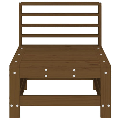 Tuinmiddenbanken 2 St Massief Grenenhout Honingbruin Honingbruin grenenhout Middenbank (2 st)