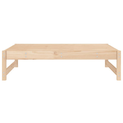 Tuinvoetenbank 20X80 Cm Massief Grenenhout Natuurlijk grenenhout Voetensteun