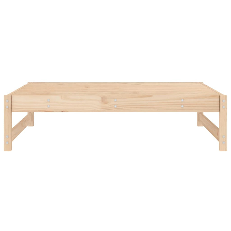 Tuinvoetenbank 20X80 Cm Massief Grenenhout Natuurlijk grenenhout Voetensteun