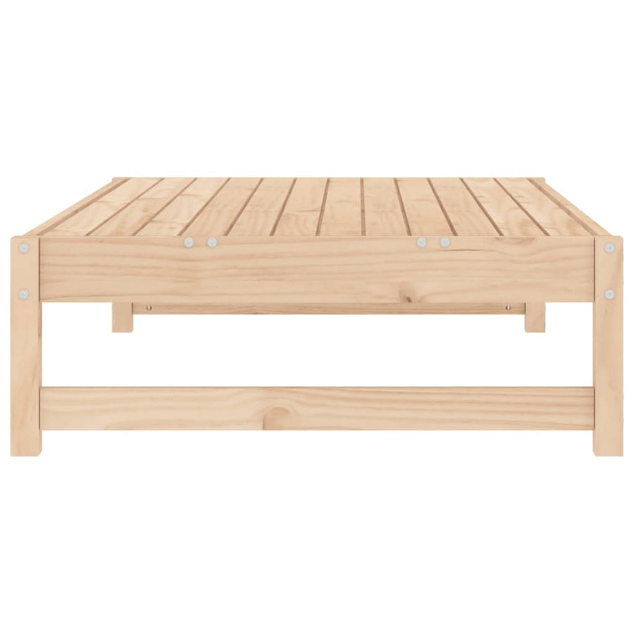 Tuinvoetenbank 20X80 Cm Massief Grenenhout Natuurlijk grenenhout Voetensteun