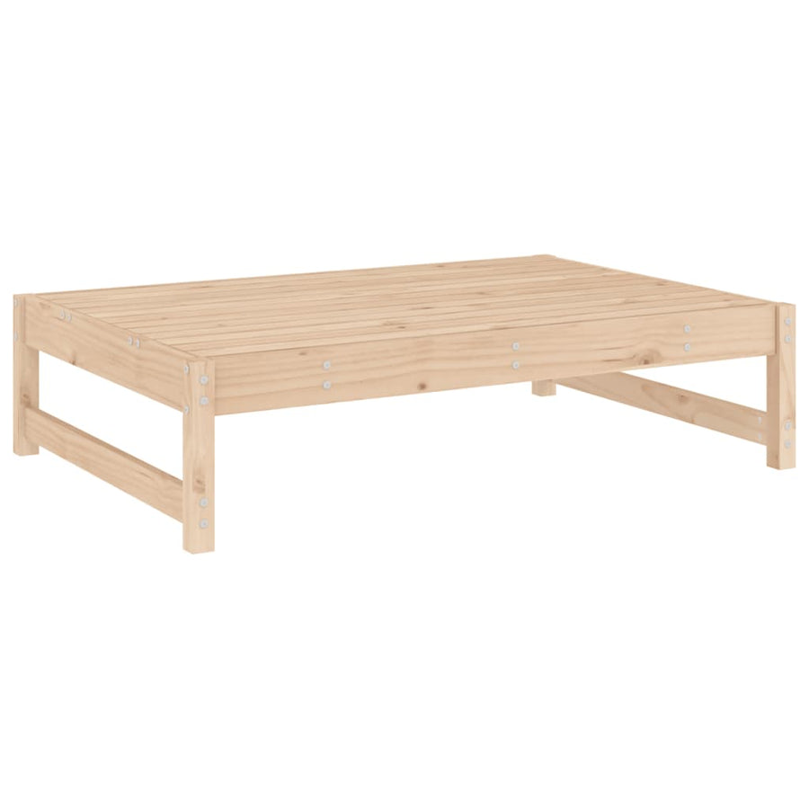 Tuinvoetenbank 20X80 Cm Massief Grenenhout Natuurlijk grenenhout Voetensteun